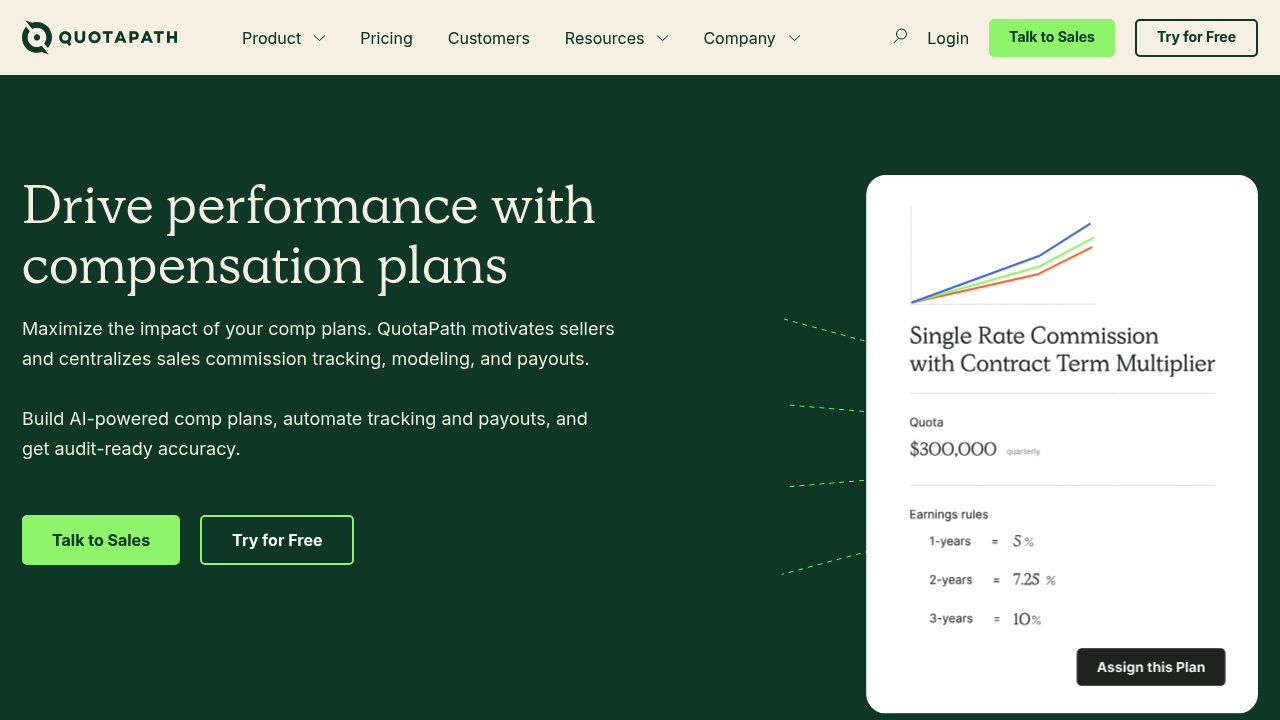 QuotaPath real-time commission forecasting for RevOps